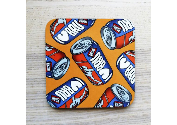 irn bru coaster scottish Scotland girders iron brew